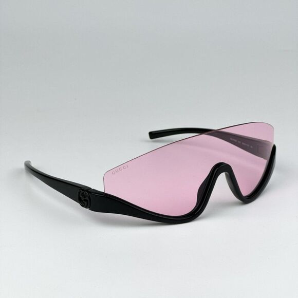 NEW Gucci GG1650S 002 Black Pink Unisex Shield Mask Sunglasses GG 1650S main image 10